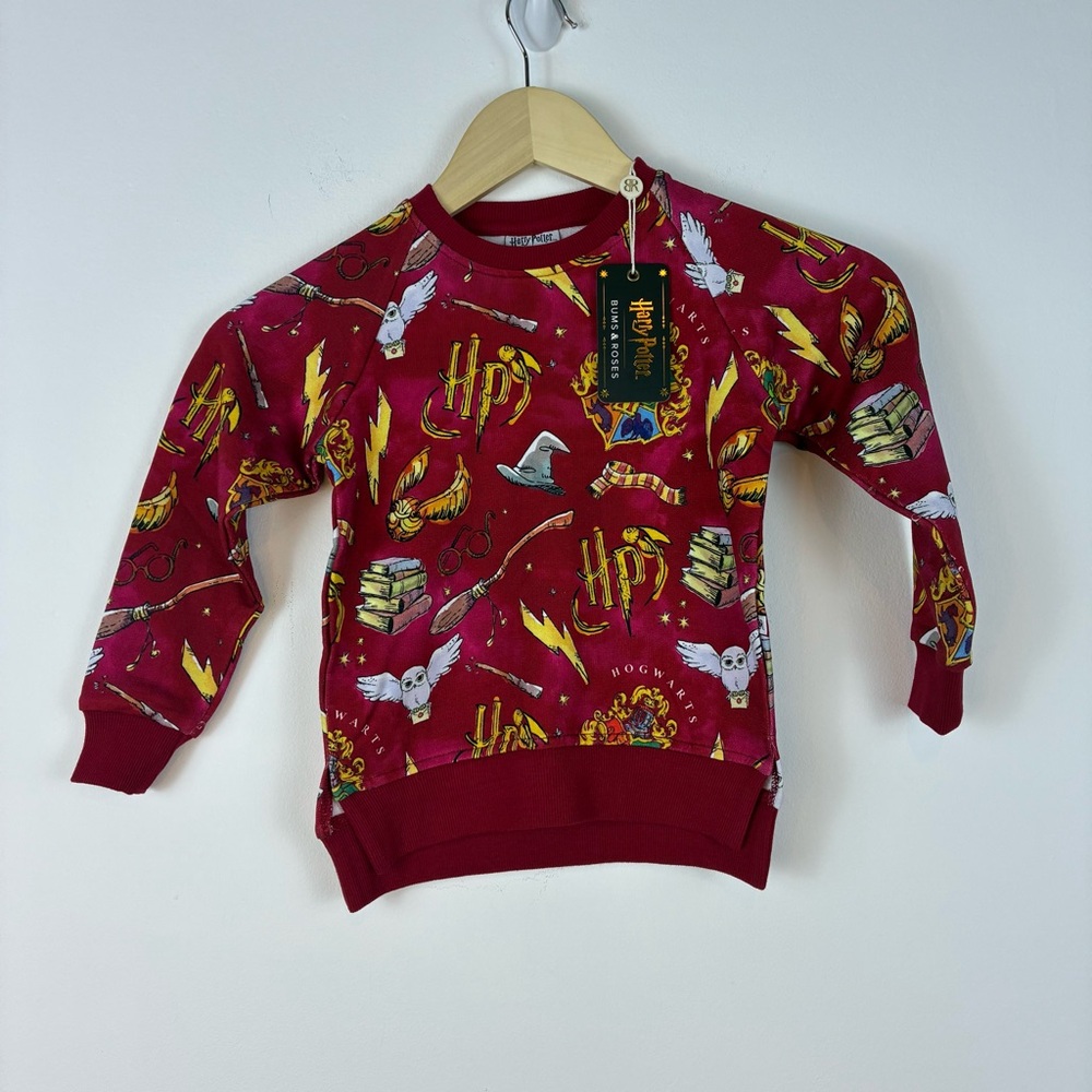 NWT Harry Potter Bums and Roses matching lounge set size 2T - Picture 2 of 9